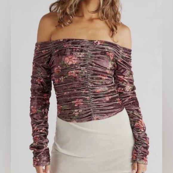 Free People Tops - NWOT Free People Reina Off The Shoulder Top Size Large